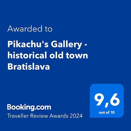 Pikachu'S Gallery - Historical Old Town Bratislava Apartment Exterior photo