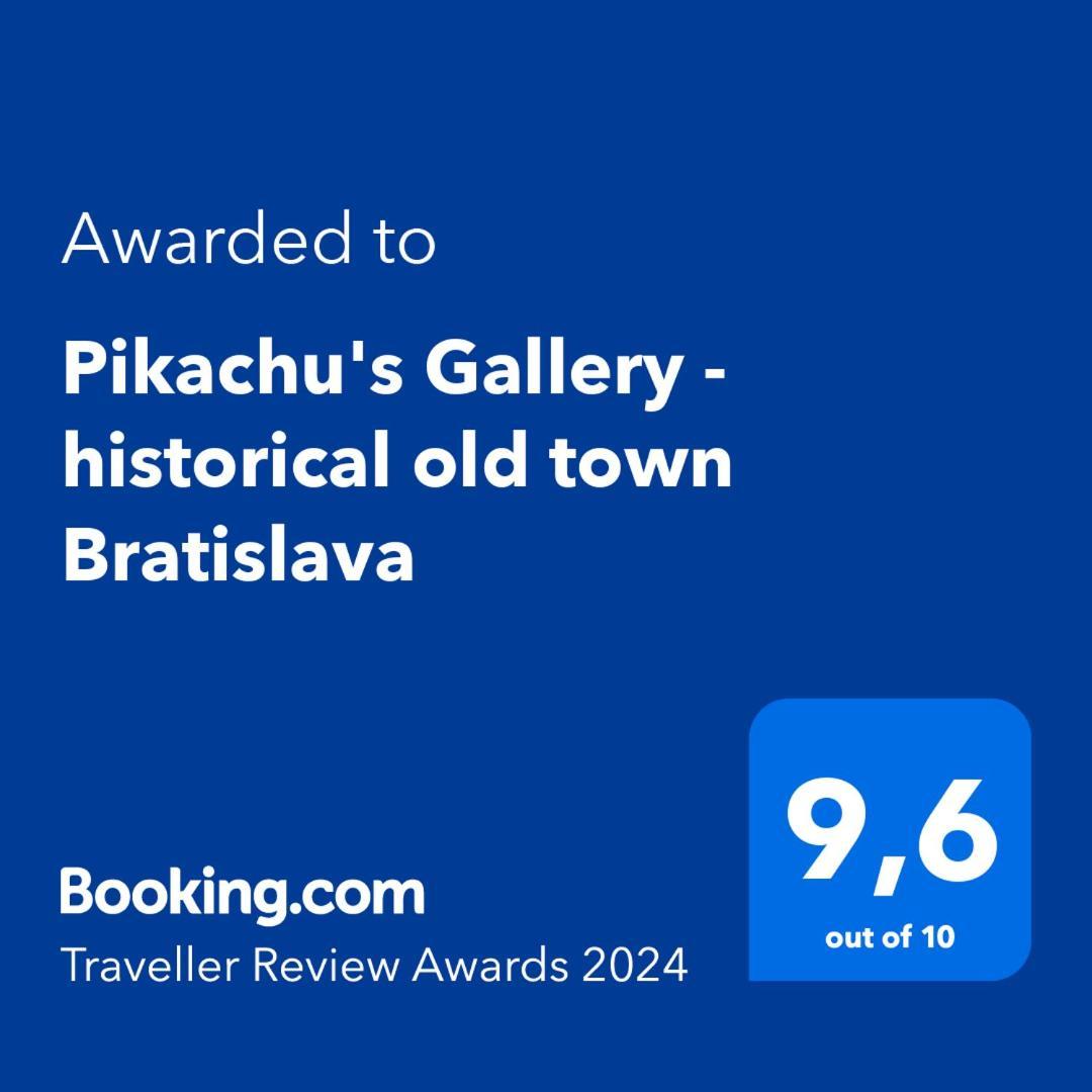 Pikachu'S Gallery - Historical Old Town Bratislava Apartment Exterior photo